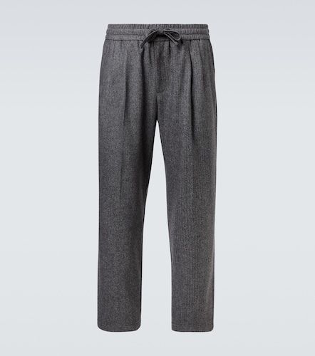 Pantalones anchos en mezcla de lana - Dolce&Gabbana - Modalova