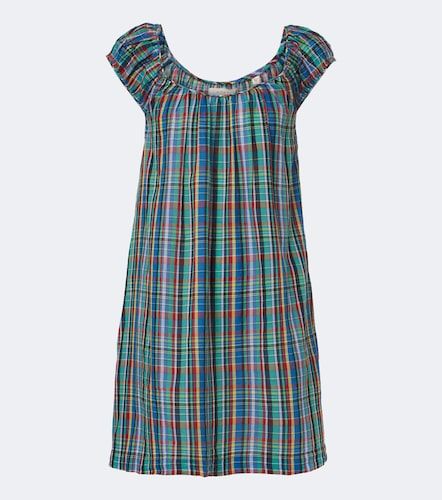 Dôen Vestido corto Faye de algodón a cuadros - Doen - Modalova