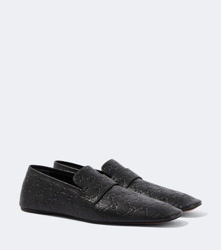 Gucci GG embossed leather loafers - Gucci - Modalova