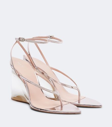 Alaïa Sandali infradito Invisible in pelle - Alaia - Modalova