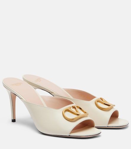 VLogo leather mules - Valentino Garavani - Modalova