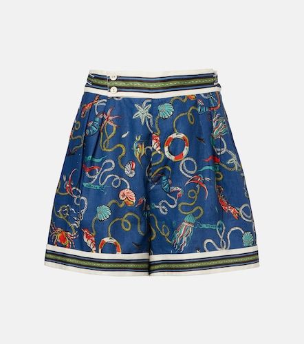 Alemais Cove printed linen shorts - Alemais - Modalova