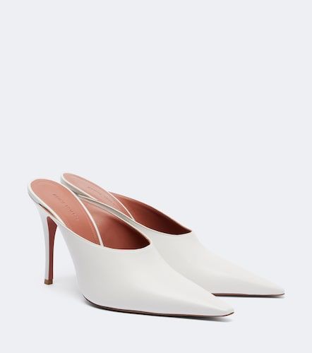 Amina Muaddi Felicia leather mules - Amina Muaddi - Modalova