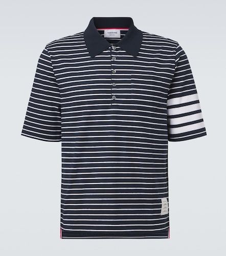 Polo 4-Bar de algodón a rayas - Thom Browne - Modalova