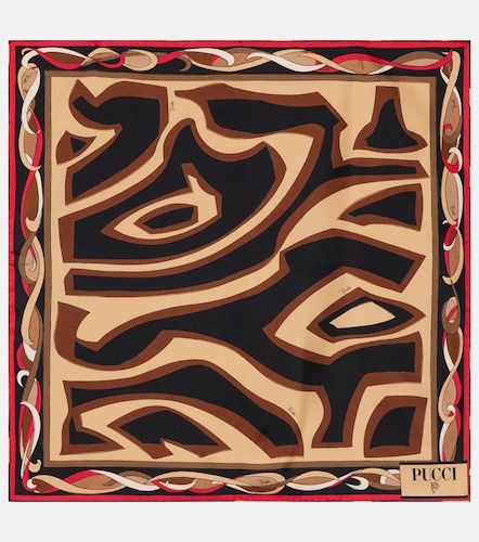 Pañuelo Labirinto de sarga de seda - Pucci - Modalova