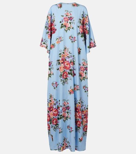 Floral silk-blend kaftan - Dolce&Gabbana - Modalova
