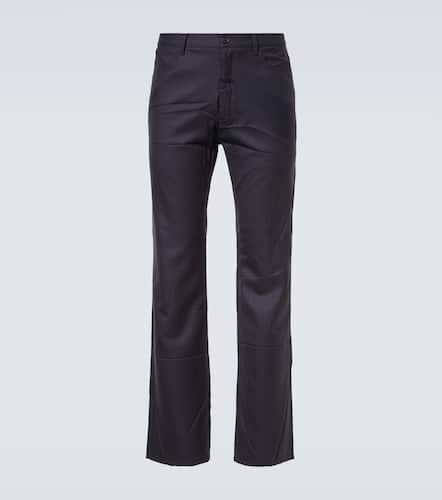 Pinstripe wool straight pants - Balenciaga - Modalova