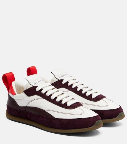 EC1 suede-trimmed leather sneakers - McQueen - Modalova