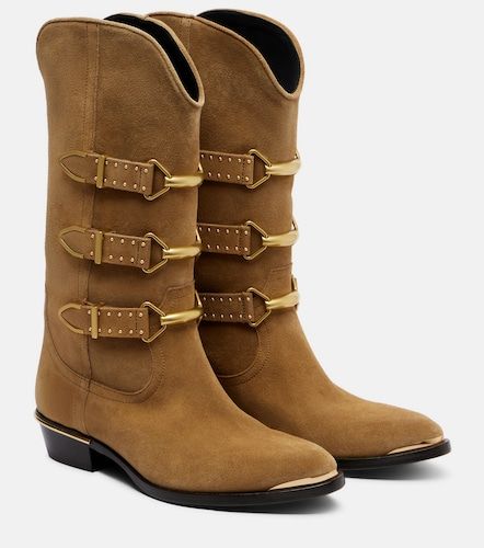 Mexia 35 suede cowboy boots - Isabel Marant - Modalova