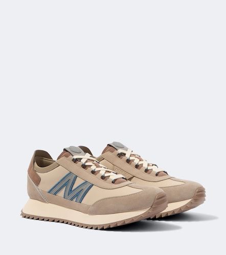 Pacey2 suede-trimmed sneakers - Moncler - Modalova