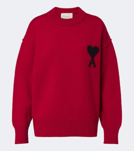 Pullover Ami de Coeur in lana vergine - Ami Paris - Modalova