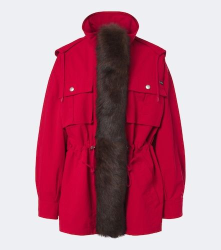 Prada Parka con borrego - Prada - Modalova