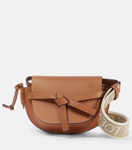 Gate Dual Mini leather and jacquard shoulder bag - Loewe - Modalova