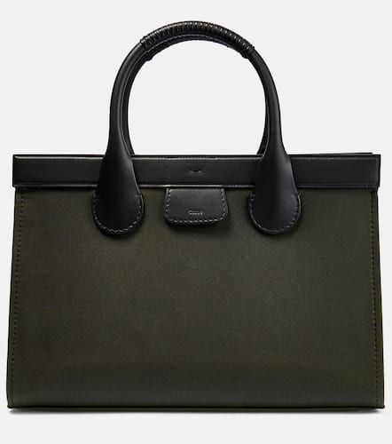 ChloÃ© Edith Large leather-trimmed tote bag - Chloe - Modalova