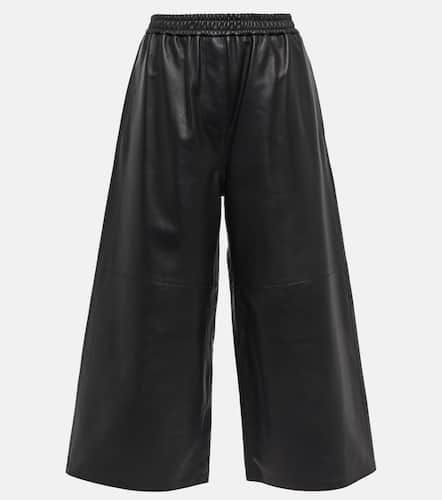 Loewe Leather cropped pants - Loewe - Modalova