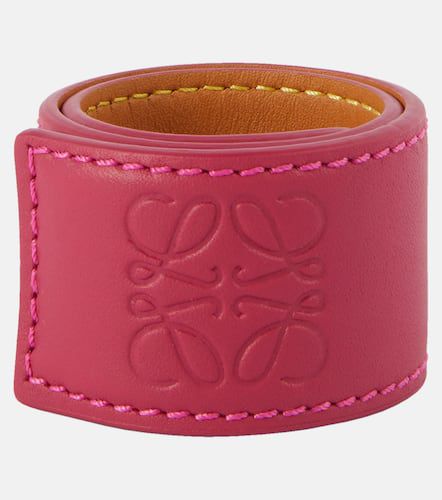 Loewe Anagram leather wrap bracelet - Loewe - Modalova