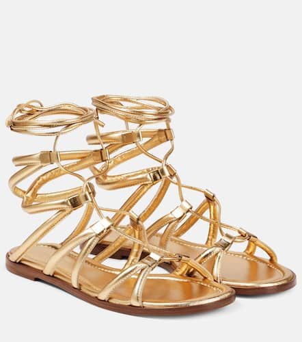 Vesta metallic leather sandals - Gianvito Rossi - Modalova