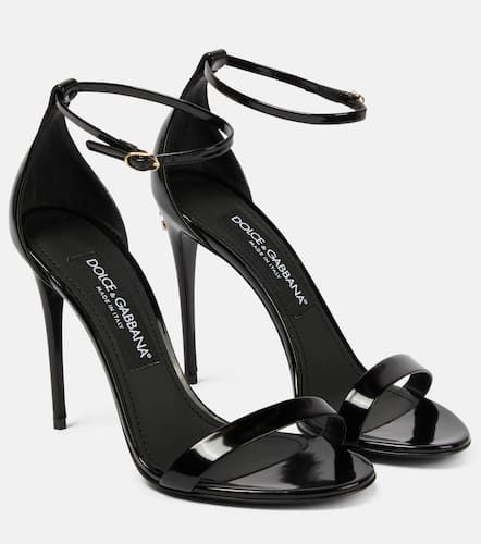 Patent leather sandals - Dolce&Gabbana - Modalova