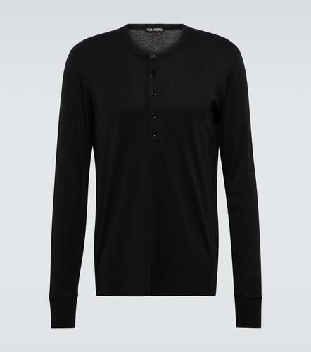 Tom Ford Jersey Henley shirt - Tom Ford - Modalova