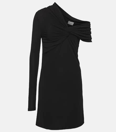 Off-shoulder jersey minidress - Saint Laurent - Modalova