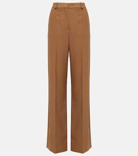 High-rise wool wide-leg pants - Stella McCartney - Modalova