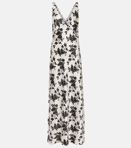 Hamina floral silk charmeuse maxi dress - Veronica Beard - Modalova