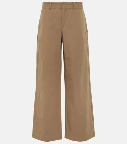 Pantalones anchos de sarga de algodón - Vince - Modalova