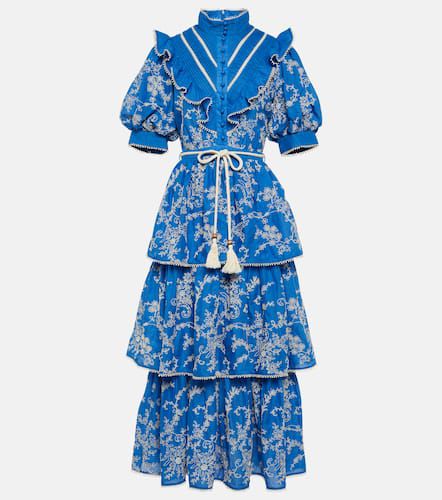 AlÃ©mais Bonnie embroidered cotton midi dress - Alemais - Modalova