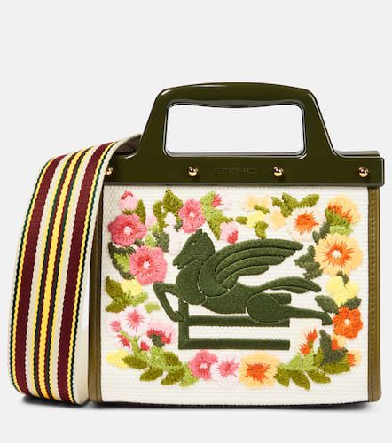 Love Trotter Mini embroidered tote bag - Etro - Modalova