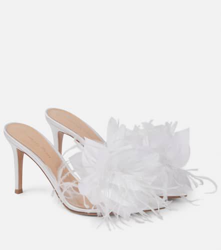 Elle 85 embellished PVC mules - Gianvito Rossi - Modalova