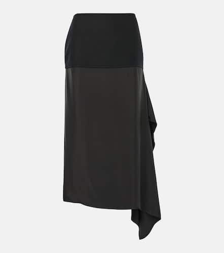 Asymmetric wool miniskirt - Jil Sander - Modalova