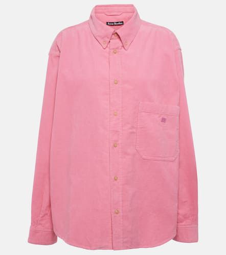 Face cotton corduroy overshirt - Acne Studios - Modalova