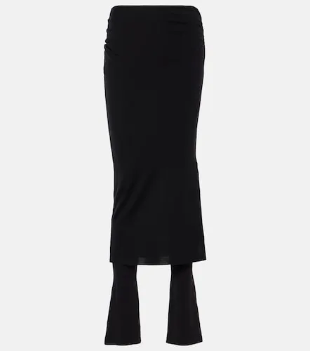 Alaia Ruched wool-blend skirt pants - Alaia - Modalova