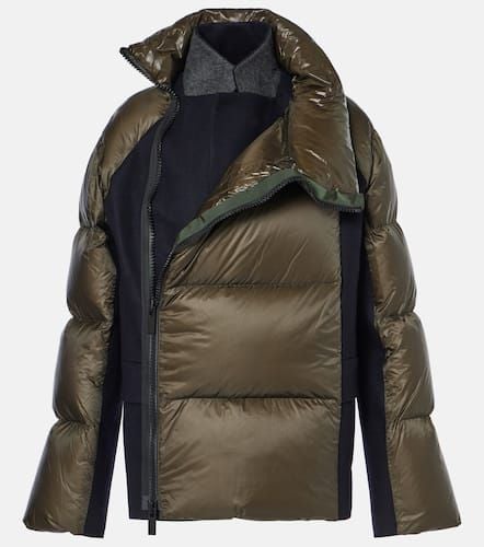 Sacai Wool-trimmed puffer jacket - Sacai - Modalova