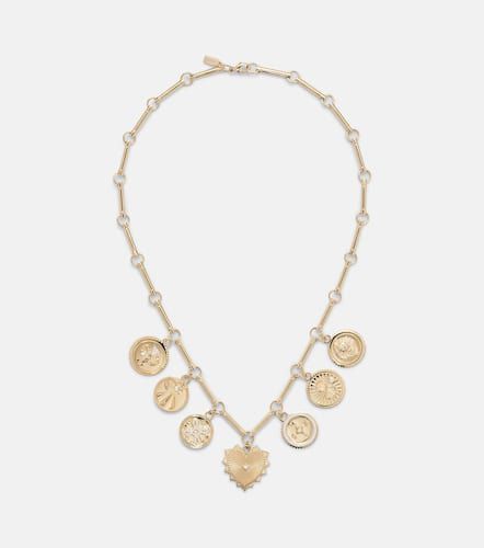 Choker Love in 18kt con diamanti - FoundRae - Modalova