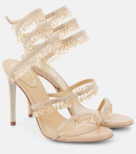 Chandelier 105 embellished satin sandals - Rene Caovilla - Modalova