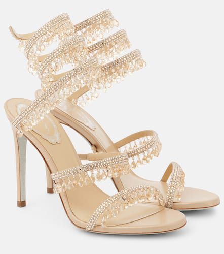 Chandelier 105 embellished satin sandals - Rene Caovilla - Modalova