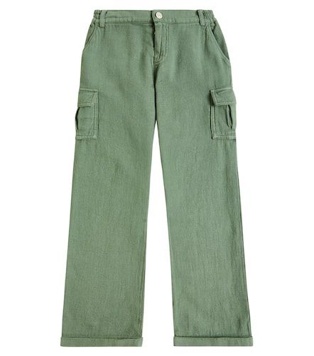 Cotton and linen cargo pants - Tartine et Chocolat - Modalova