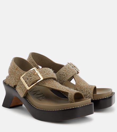 Loewe Ease suede sandals - Loewe - Modalova