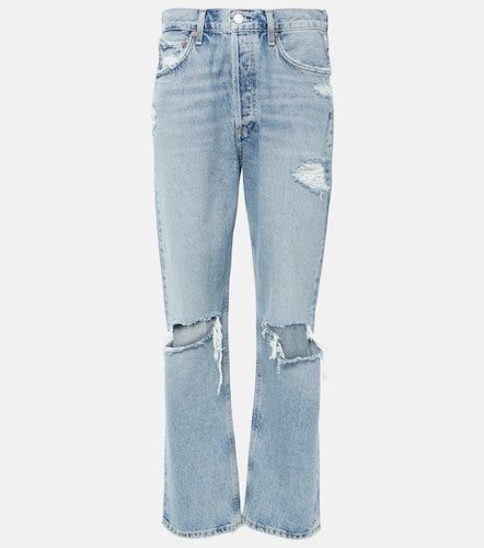 Jeans regular 90s distressed a vita media - Agolde - Modalova