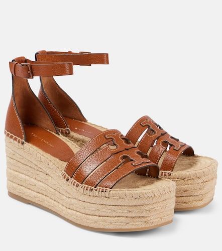 Alpargatas con cuña Ines de piel - Tory Burch - Modalova