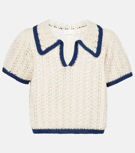 Polo Coastal en croché de algodón - Anna Kosturova - Modalova