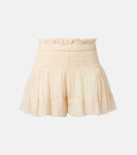 Maelly shirred silk shorts - Isabel Marant - Modalova