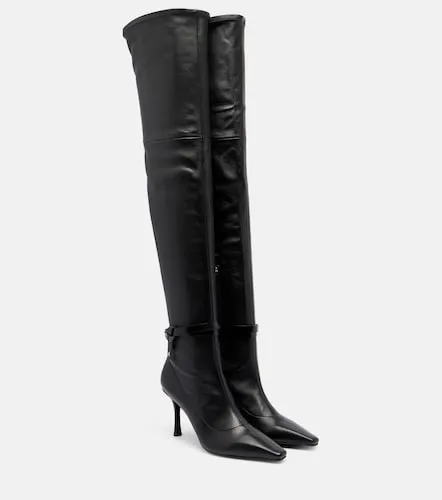 Camie 85 leather over-the-knee boots - Jimmy Choo - Modalova