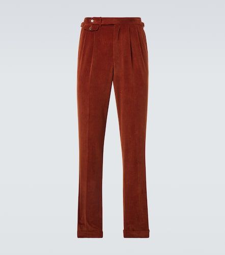 Pantaloni in velluto a coste di cotone e seta - Dunhill - Modalova