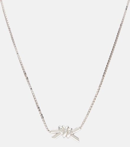 Collar Knot de plata de ley - Bottega Veneta - Modalova
