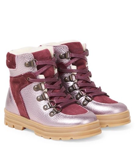 Wheat Botas Toni de piel con ante - Wheat - Modalova