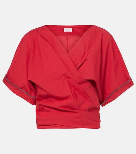 Bluse aus Baumwollgemisch - Brunello Cucinelli - Modalova