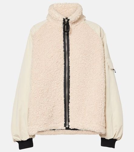 Bomber in tessuto tecnico e teddy - JW Anderson - Modalova