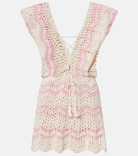 Vestido corto Melissa de croché de algodón - Anna Kosturova - Modalova